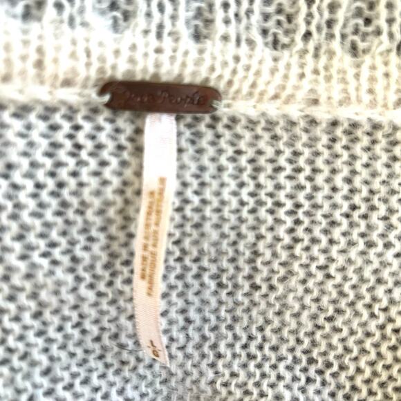 Free People women’s mohair blend open cropped cardigan - Picture 3 of 4